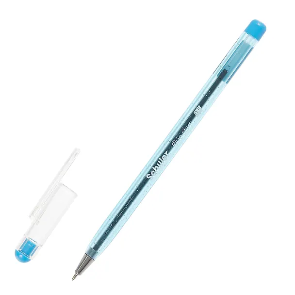 Ручки шариковые синие 12 штук "Blue stars" 0,5 мм, Schiller 3066615 — 8