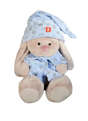 Игрушка мягкая Budi Basa, мягконабивная Зайка Ми в голубой пижаме (малая) 18см 2428338