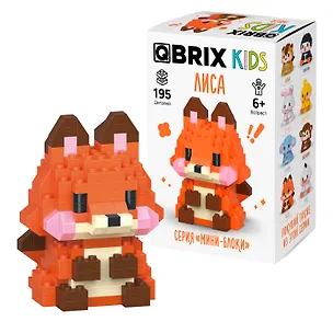 Конструктор QBRIX KIDS серия "Мини-блоки" Лиса 3155388