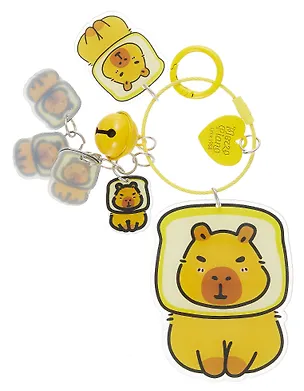 Брелок Капибара-тостик (ПВХ) (9см) (12-5813-202412-K13) 3078835