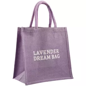 Сумка джутовая S Lavender dream bag (30х30х18)  (ДЖ2019-6) — 2713400 — 1