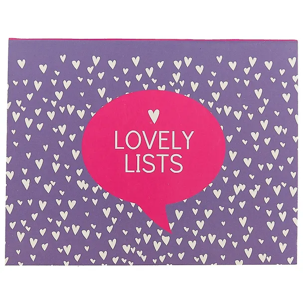 Блок для записей «Lovely lists», 80х105 мм, 190 листов 2580902 — 2