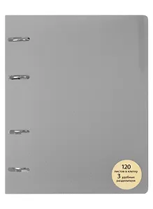 Тетрадь на кольцах в клетку Listoff, My Notebook, 120 листов