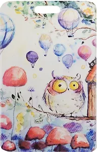 Чехол для карточек Сова с шариками