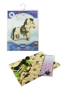 Набор из ткани РТО Лошадка Рождественская Звезда (KFT5/G) (упаковка)