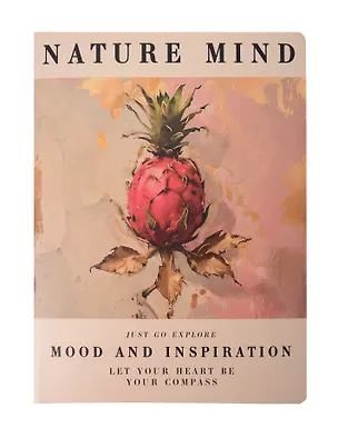 Тетрадь А4- 40л кл. "JANE. Nature Mind" скрепка, мел.картон, мат.ламинация, тиснение фольгой 3117438