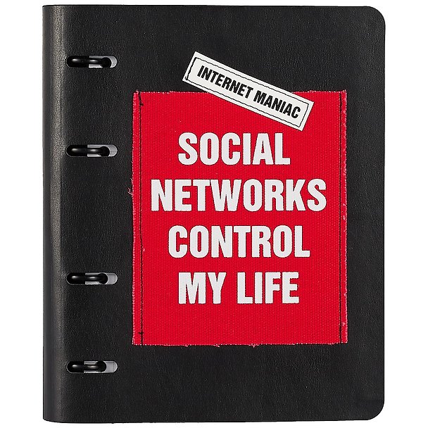 Тетрадь на кольцах «Network» 120 листов в клетку, А5, сменный блок - Infolio 260057 — 1