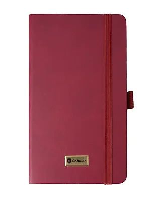 Записная книжка А7 100л лин. "Classic" бордовая, 7БЦ, Schiller 3095787