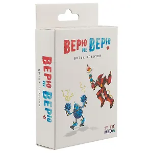 Настольная игра от Selfie Media Верю не верю: битва роботов, 44404 цв. белый