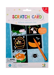 Гравюра Dodo Где живут зверята 21*15см 300331