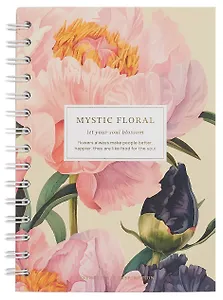 Тетрадь 100 листов в клетку "Blossom. Peonies", на спирали