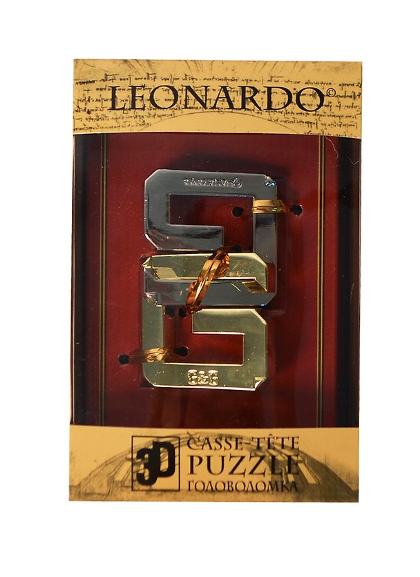 Головоломка Leonardo 473748 Cast G&G (Двойное Джи) (коробка) 2401401 — 1