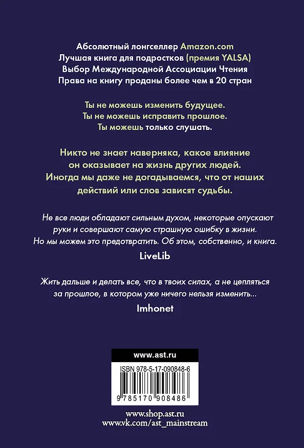 Книга 13 причин почему (Джей Эшер) — 2