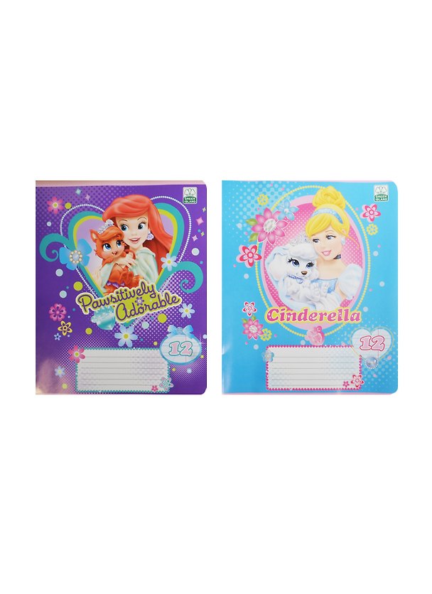 Тетрадь 12л лин. "Princess" выб.УФ лак., ассорти, Disney 235360 — 1