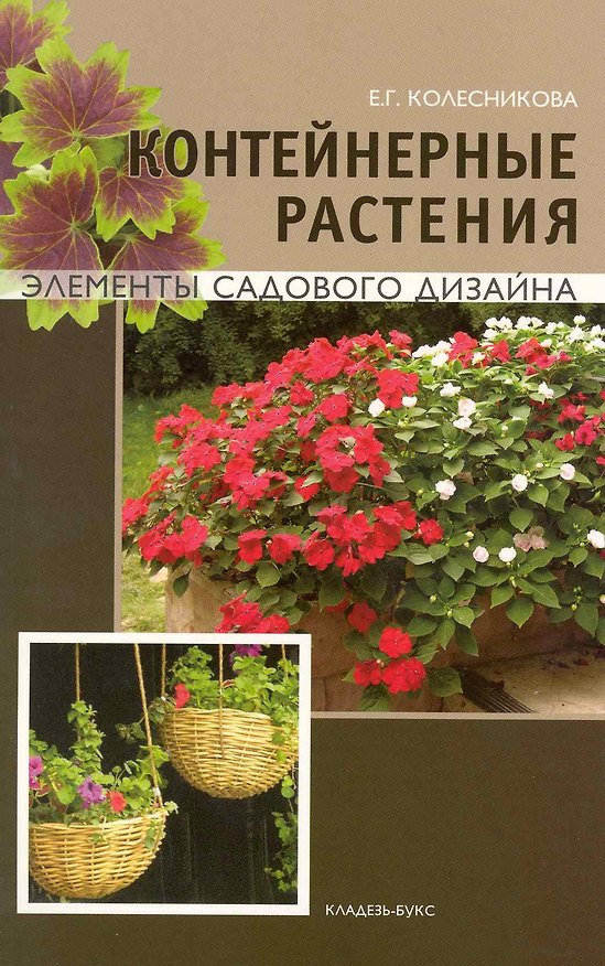 Книга Контейнерные растения. (Елена Колесникова) — 1