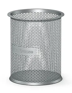 Стакан для пишущих принадлежностей "Compass", Classic, сетчат.металл, серебряный, Erich Krause