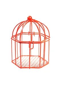 Кукольные аксессуары, клетка шкатулка красная 8*6 (11-00836-11)