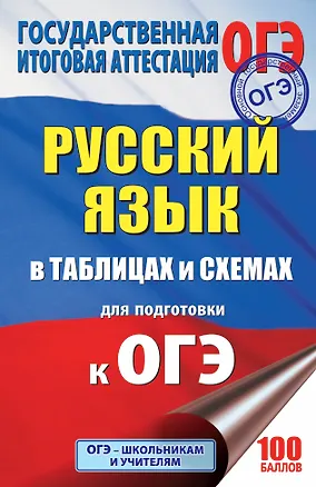 Книга ОГЭ. Русский язык в таблицах и схемах. 5-9 классы (Ирина Текучёва)