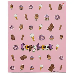 Тетрадь в клетку Альт, "Сладости", 48 листов, в ассортименте