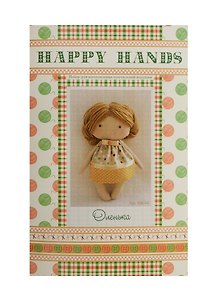 Набор для изготовления текстильной игрушки «Happy Hands. Оленька», 15 см, Ваниль