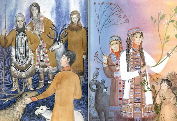 Книга Сказки народов России. Эвенские сказки мудрой Нулгынэт. (Мария Федотова) — 10