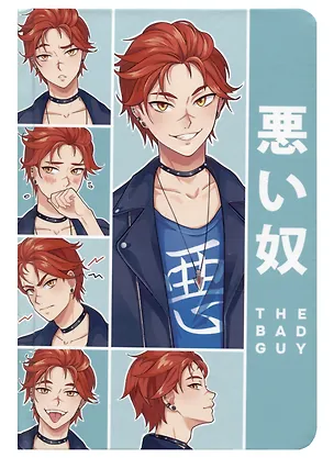 Книга для записей А5 48л тчк. "ПАРЕНЬ И ДЕВУШКА" 7БЦ, перевертыш 2984306