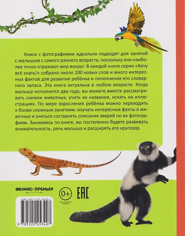 Книга Моя большая книга о животных (Юлия Латушко) — 2