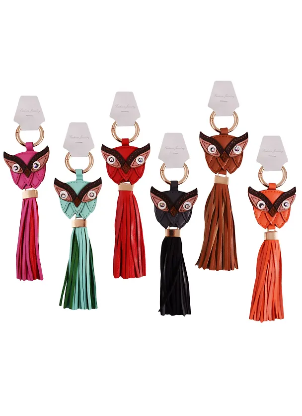 Подвеска-шарм Сова (кожзам) 12-10715-SM-01 2591335 — 3