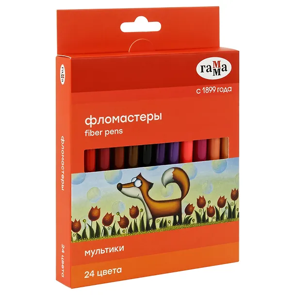 Фломастеры «Мультики» ГАММА, 24 цвета 255781 — 7