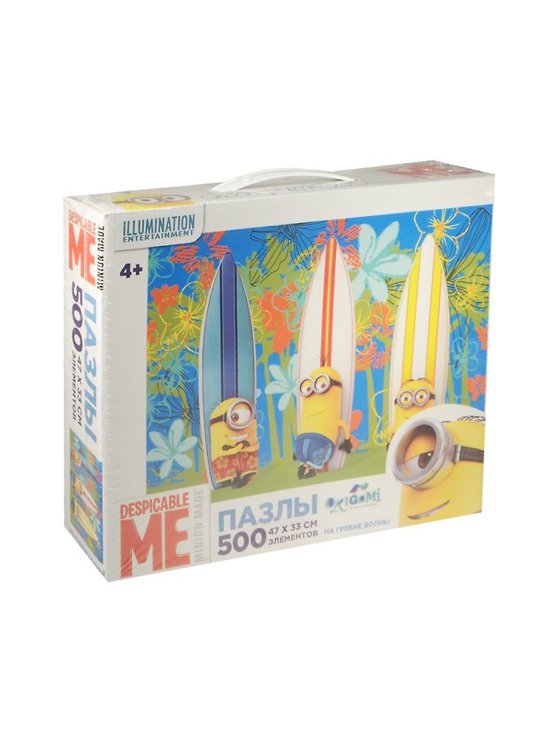 Пазл 500А 01684 Minions На гребне волны Чем.01684 (47х33см) (4+) (коробка) 2481233 — 1
