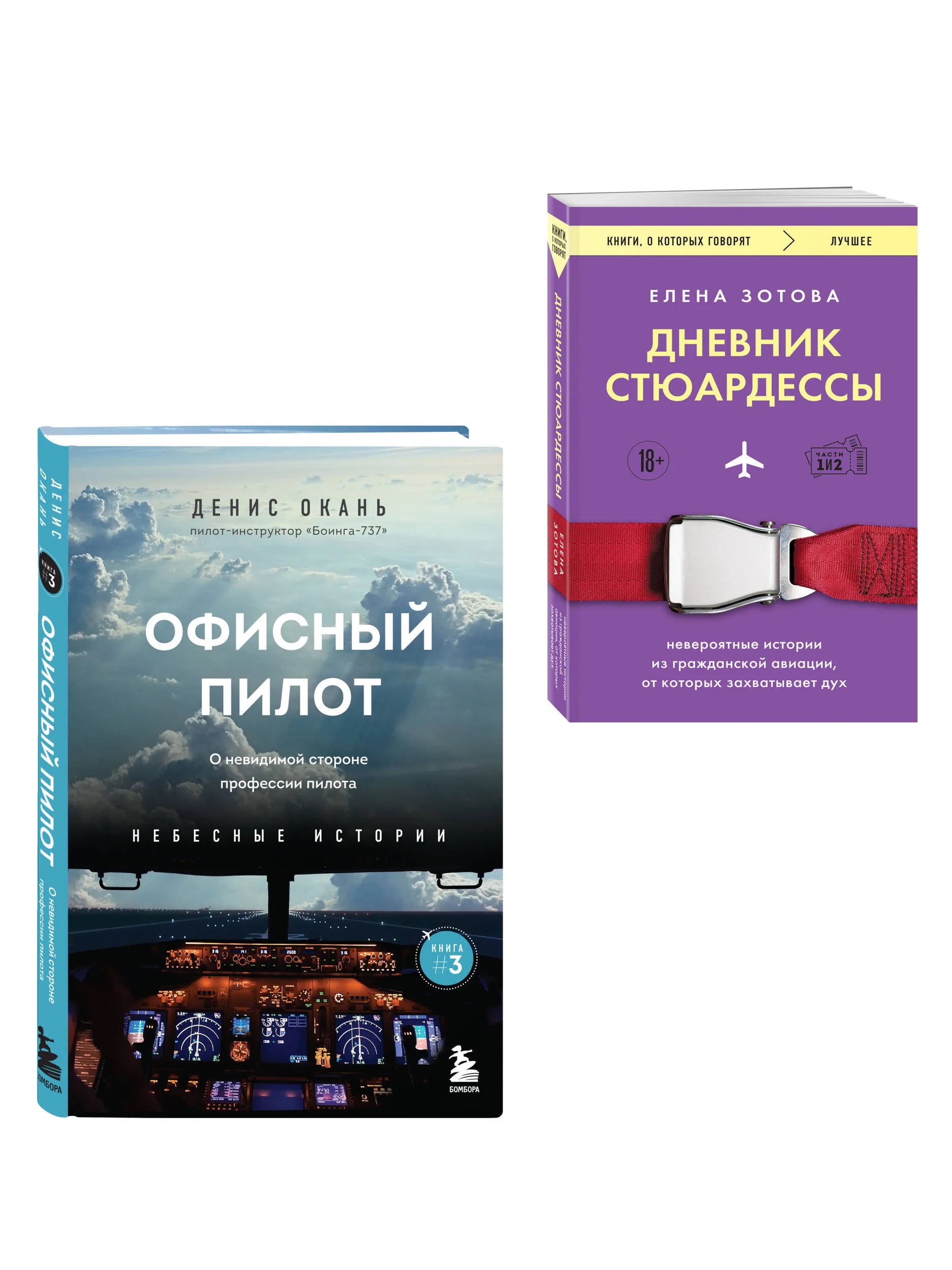 Дневник стюардессы. Невероятные истории из гражданской авиации, от которых захватывает дух и Офисный пилот. О невидимой стороне профессии пилота... (Комплект из 2-х книг)