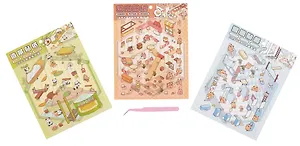 Набор наклеек с полем для создания миниатюрных сцен, размер 150х125 мм (+пинцет)