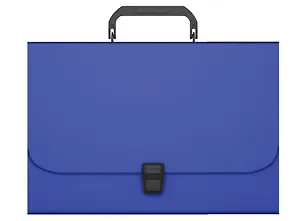 Портфель пластиковый А4 "Matt Classic", синий, ErichKrause  2928591