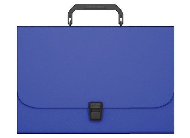 Портфель пластиковый А4 "Matt Classic", синий, ErichKrause  2928591 — 1