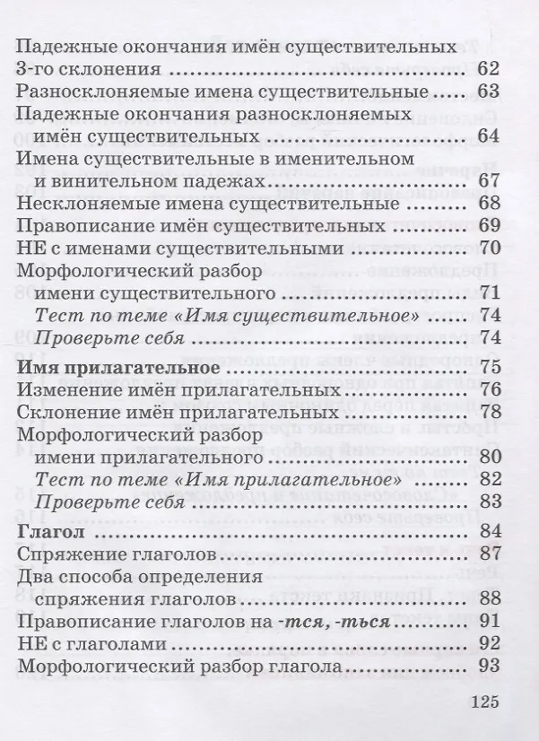 Книга Русский язык в таблицах и схемах с мини-тестами: курс начальной школы (Елена Глазкова) — 4