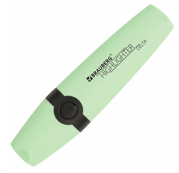 Текстовыделитель Brauberg, Delta Pastel, мятный 1-5 мм 2937343 — 1