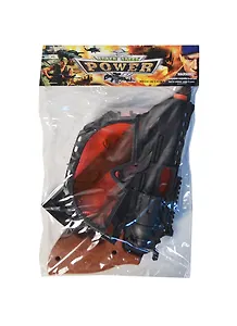 Полицейский набор (734888) (пистолет с трещетка + значок + нож + очки) (упаковка)