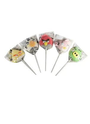 Тачки/Angry Birds/Энгри бёрдз" Зефир на палочке 6/12, 30г." 2410446