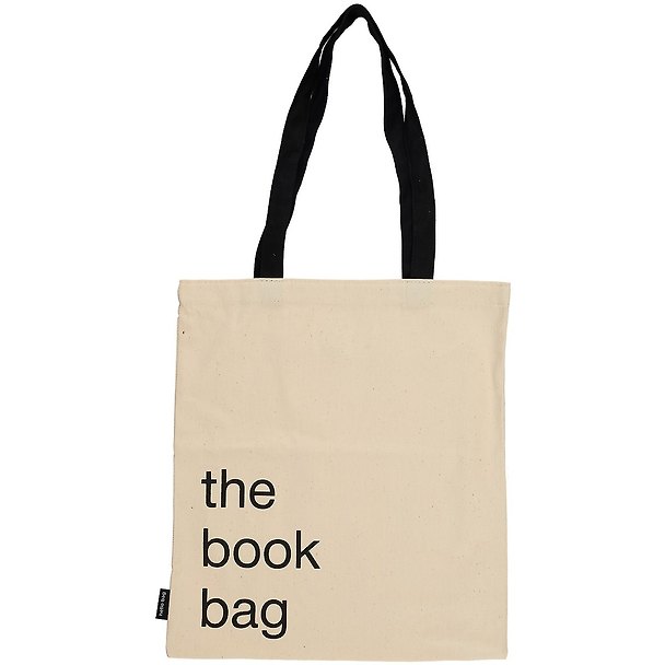 Сумка-шоппер The book bag бежевая, текстиль 40см.*32см. 2877535 — 1