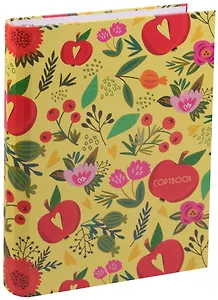 Тетрадь на кольцах в клетку Unnika, "Цветущий сад (орнамент)", 100 листов