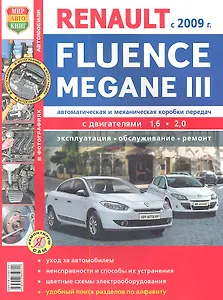 Renault Fluence Megane III цв фото