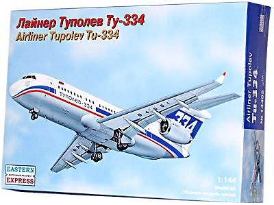 Лайнер Туполев Ту-334 (1:144) (14402) (коробка) (ВЭ) 2032840 — 1