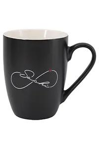 Кружка матовая Бесконечность (фарфор) (350мл) (Сочи) (065-7-BL-135-D3)