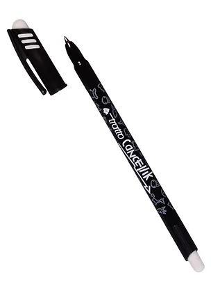 Ручка шариковая Tratto, Cancellik, пиши-стирай черная 245983