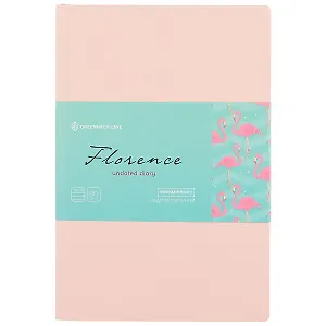 Недатированный ежедневник «Florence», розовый, 160 листов, В6