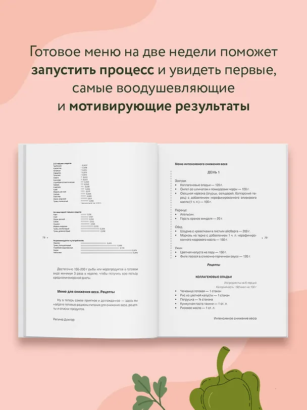 Книга Интенсивное снижение веса за 14 дней: самый легкий научно доказанный способ похудеть, получая удовольствие (Доктор Регина) — 10