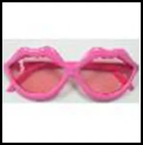 Карнавальные очки "Поцелуй" из пластика, арт. 24989/10 (14.2*6.7*13.8 см)