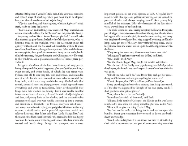 Книга Little Women (Louisa May Alcott) Маленькие женщины (Луиза Мэй Олкотт) /Книги на английском языке () — 6