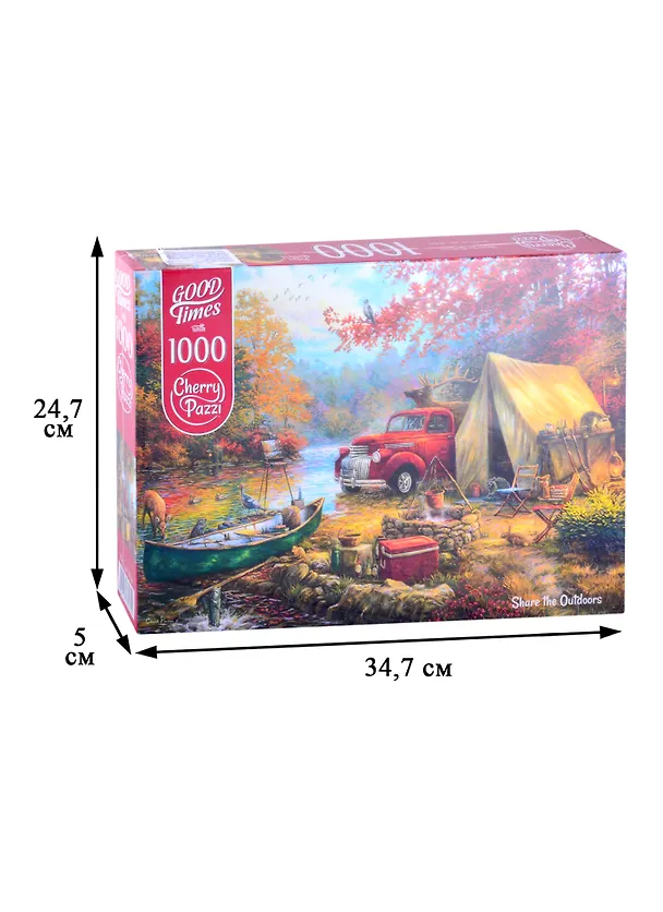 Пазл 1000 дет. Отдых на природе  Cherry Pazzl 30394 2881497 — 2