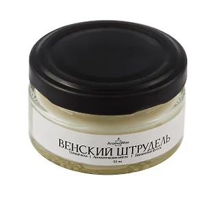 Свеча ароматическая в стеклянной баночке Венский штрудель (50 мл) (AromaWax) 3101147
